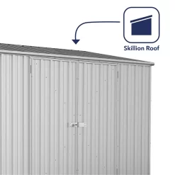 Absco 10 X 5ft Space Saver Metal Pent Shed - Zinc 11 Absco 10 X 5ft Space Saver Metal Pent Shed - Zinc -Garden Tool Store 13440842 1304929185573466