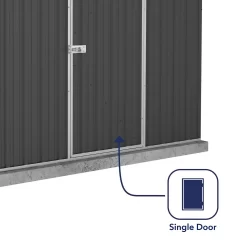 Absco 7.5 X 5ft Premier Reverse Apex - Dark Grey -Garden Tool Store 13440866 1704929164703672