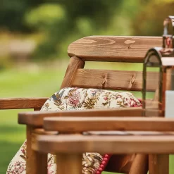Anchor Fast FSC Weydale Rustic Alcove Garden Seat -Garden Tool Store 13452072 1284929385149336