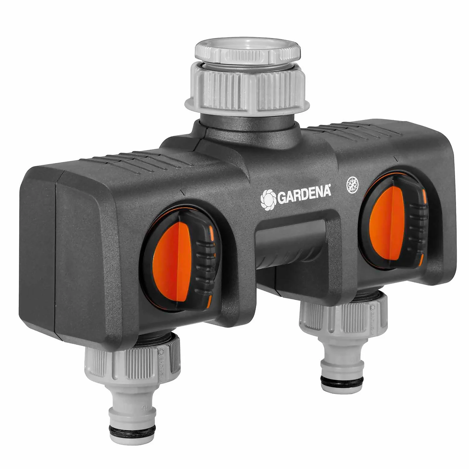 GARDENA Twin-Tap Hose Pipe Connector 1 GARDENA Twin-Tap Hose Pipe Connector