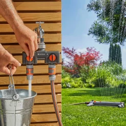 GARDENA Twin-Tap Hose Pipe Connector 8 GARDENA Twin-Tap Hose Pipe Connector -Garden Tool Store 13489627 9874920780869931