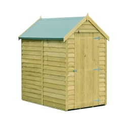Shire 6 X 4ft Pressure Treated Overlap Garden Shed -Garden Tool Store 13505232 1334933762101153