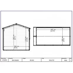 Shire 7 X 13ft Jersey Double Door Garden Shed -Garden Tool Store 13505249 3704926470161956