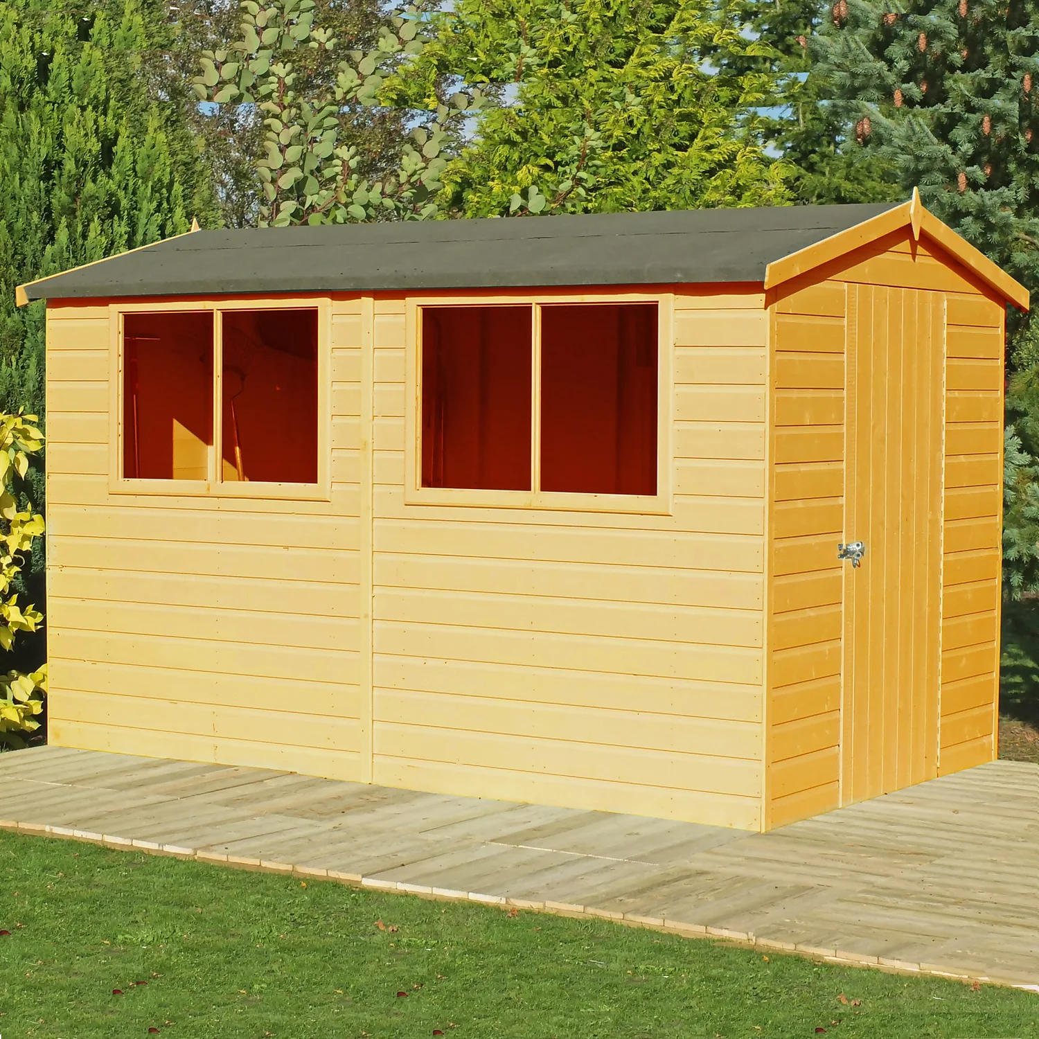 Shire 10 X 6ft Lewis Garden Shed - Including Installation 6 Shire 10 X 6ft Lewis Garden Shed - Including Installation - Image 6