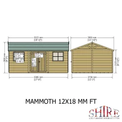 Shire 12 X 18ft Mammoth Double Door Garden Shed 10 Shire 12 X 18ft Mammoth Double Door Garden Shed -Garden Tool Store 13505278 7974931994631047