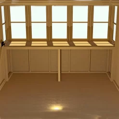 Shire 8 X 6ft Sun Pent Shed - Including Installation -Garden Tool Store 13505294 1034931996534001