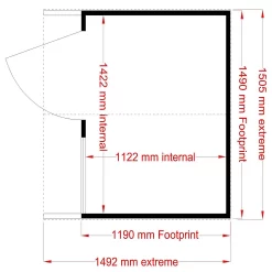 Shire 5 X 4ft Kitty Kids Wooden Playhouse -Garden Tool Store 13505336 1924931200120968