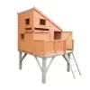 Shire 6x4ft Command Post Wooden Playhouse With Platform - Including Installation