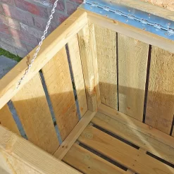 Shire Sawn Timber Garden Storage Log Box 4x2 -Garden Tool Store 13505350 9274931993013321