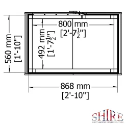 Shire Handy Garden Storage 3x2ft -Garden Tool Store 13508666 1184931200396461