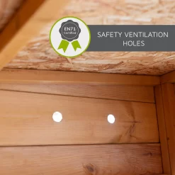 Country Living 8ft X 6ft Premium Colton Double Storey Playhouse With Veranda Painted + Installation - Aurora Green -Garden Tool Store 13554908 1575012834499420