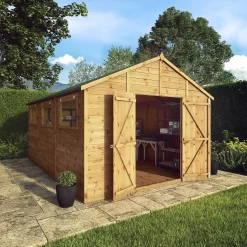 Mercia 15ft X 10ft Premium Shiplap Modular Workshop Shed -Garden Tool Store 13555754 9984949338751250