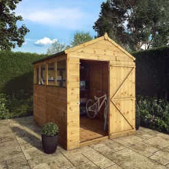 Mercia 8ft X 6ft Premium Shiplap Apex Shed -Garden Tool Store 13555773 1414949337377760