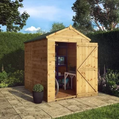 Mercia 7ft X 5ft Premium Windowless Shiplap Apex Shed -Garden Tool Store 13555774 1494949335180833