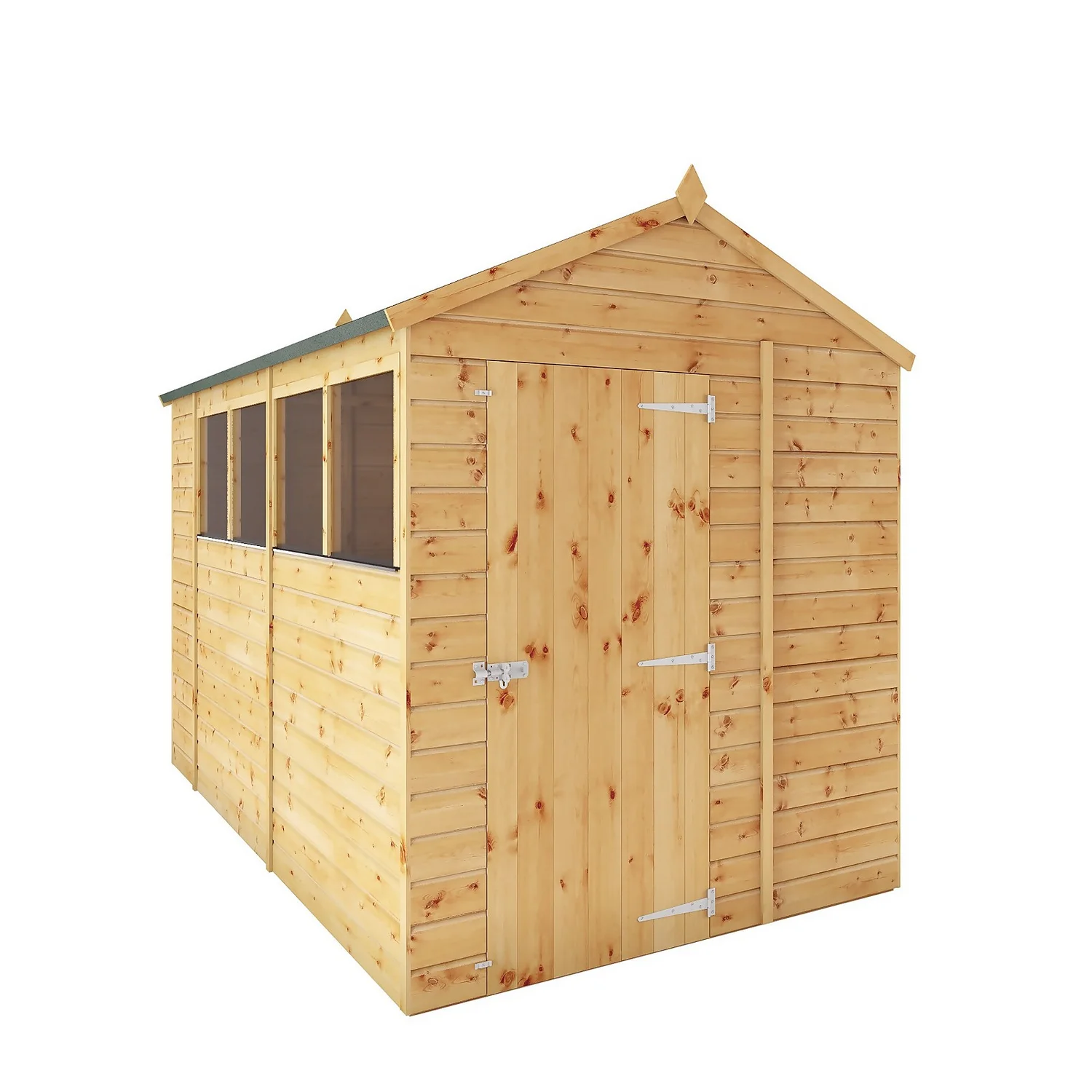 Mercia 10ft X 6ft Premium Shiplap Apex Shed 1 Mercia 10ft X 6ft Premium Shiplap Apex Shed