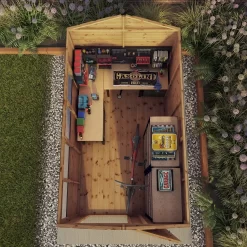 Mercia 10ft X 6ft Premium Shiplap Apex Shed 19 Mercia 10ft X 6ft Premium Shiplap Apex Shed -Garden Tool Store 13555775 1894949337217596