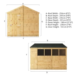 Mercia 10ft X 8ft Premium Shiplap Apex Shed - Including Installation 16 Mercia 10ft X 8ft Premium Shiplap Apex Shed - Including Installation -Garden Tool Store 13555791 5524949338837437