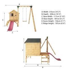 Mercia 4ft X 4ft Snug Wooden Playhouse With Tower 18 Mercia 4ft X 4ft Snug Wooden Playhouse With Tower -Garden Tool Store 13555804 1515027846245938