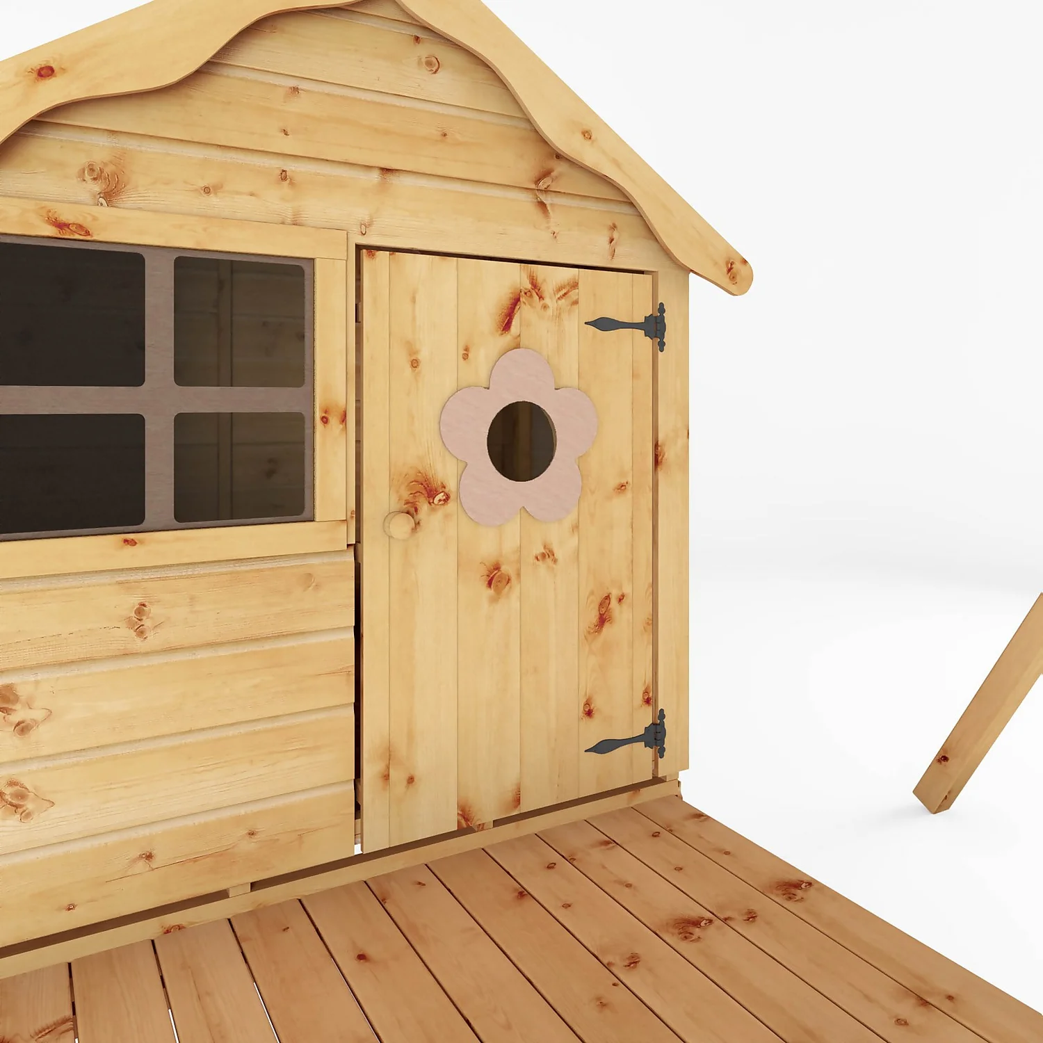 Mercia 4ft X 4ft Snug Wooden Playhouse With Tower 4 Mercia 4ft X 4ft Snug Wooden Playhouse With Tower - Image 4