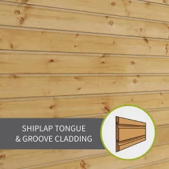 Mercia 5ft X 6ft Honeysuckle Wooden Playhouse - Installation Included -Garden Tool Store 13555809 1574949336975427