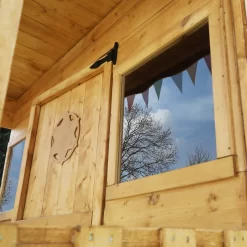 Mercia 5ft X 6ft Pent Wooden Playhouse With Tower & Slide -Garden Tool Store 13555815 1364951147785102