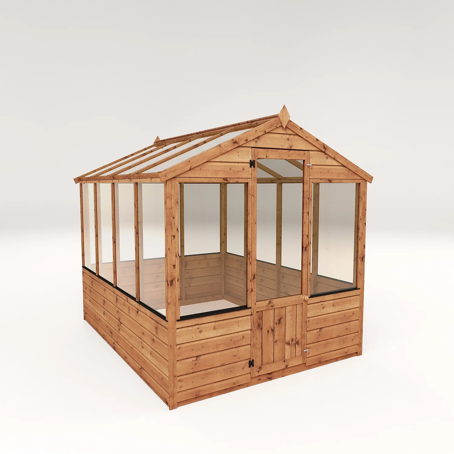 Mercia Wooden Greenhouse - 8x6ft 1 Mercia Wooden Greenhouse - 8x6ft