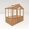 Mercia Wooden Greenhouse - 4x6ft