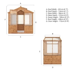 Mercia Wooden Greenhouse - 4x6ft 18 Mercia Wooden Greenhouse - 4x6ft -Garden Tool Store 13628419 3025028840036735