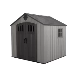 Lifetime Plastic Outdoor Storage Shed - 8x7.5ft