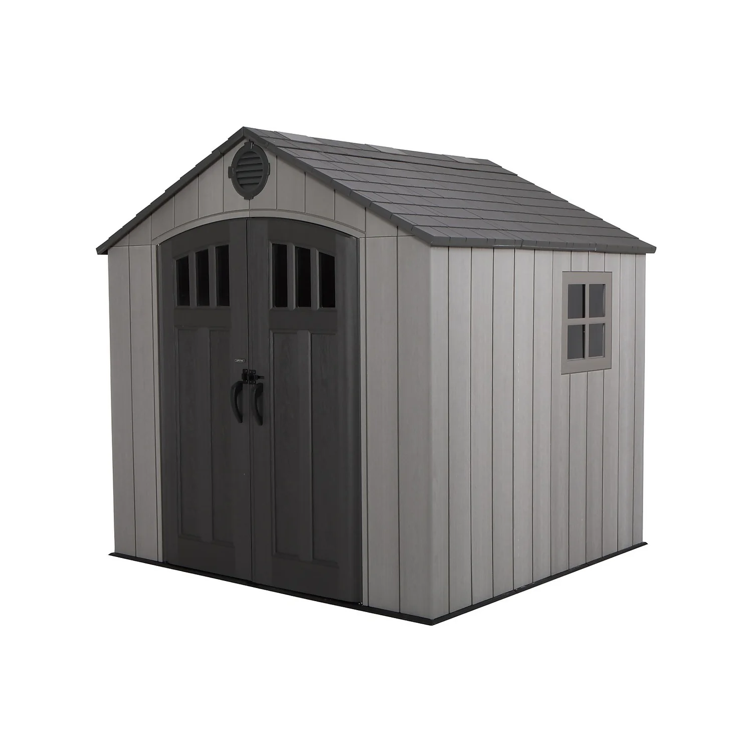 Lifetime Plastic Outdoor Storage Shed - 8x7.5ft 1 Lifetime Plastic Outdoor Storage Shed - 8x7.5ft