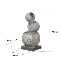 Stylish Fountain Illusion Falls Water Feature With LEDs 13 Stylish Fountain Illusion Falls Water Feature With LEDs -Garden Tool Store 13846045 1394978881020436