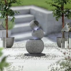 Stylish Fountain Illusion Falls Water Feature With LEDs 11 Stylish Fountain Illusion Falls Water Feature With LEDs -Garden Tool Store 13846045 3854962027687717