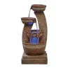 Stylish Fountain Azure Columns Water Feature With LEDs