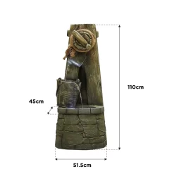 Stylish Fountain Enchanted Well Water Feature With LEDs 9 Stylish Fountain Enchanted Well Water Feature With LEDs -Garden Tool Store 13846056 7074962027676998