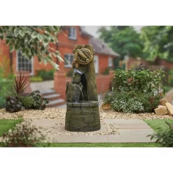 Stylish Fountain Enchanted Well Water Feature With LEDs 8 Stylish Fountain Enchanted Well Water Feature With LEDs -Garden Tool Store 13846056 8644962027612351