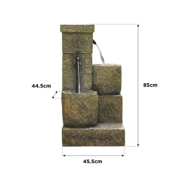 Stylish Fountain Cotswold Trough Water Feature With LEDs -Garden Tool Store 13846057 1014962028107174