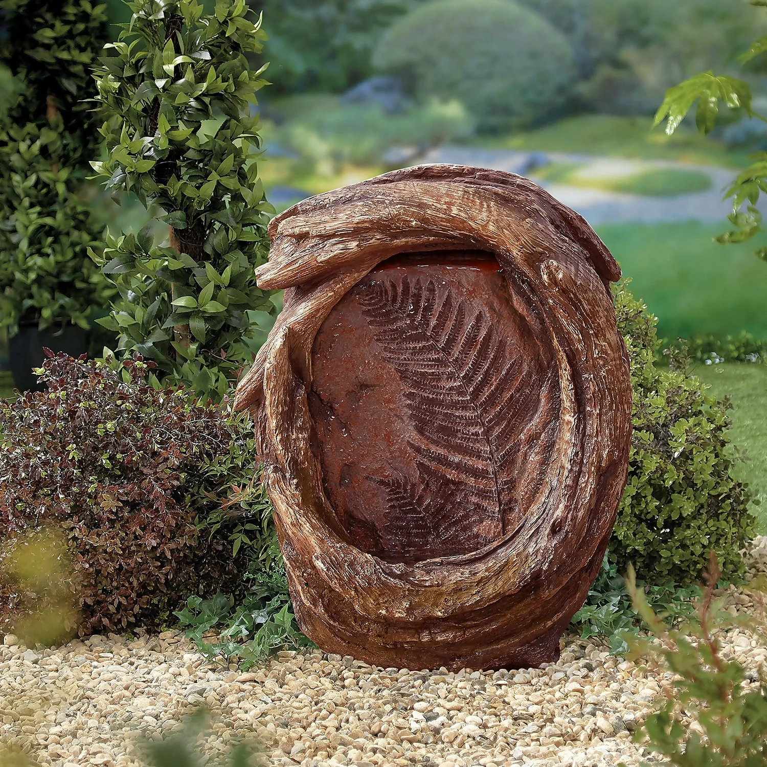 Stylish Fountain Forest Fern Water Feature With LEDs 2 Stylish Fountain Forest Fern Water Feature With LEDs - Image 2