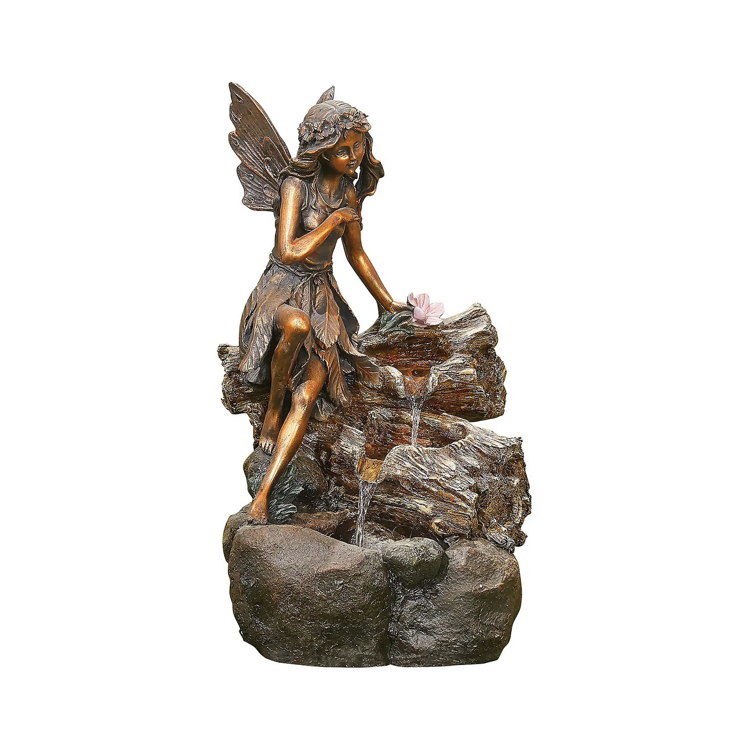 Stylish Fountain Pixie Spills Water Feature With LEDs 1 Stylish Fountain Pixie Spills Water Feature With LEDs