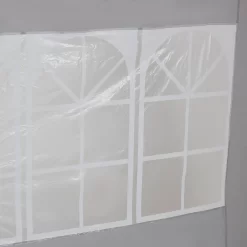 Gazebo With Side Panels - Grey 9 Gazebo With Side Panels - Grey -Garden Tool Store 13884308 9465023690882494