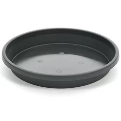 Black Plant Saucer - 36cm