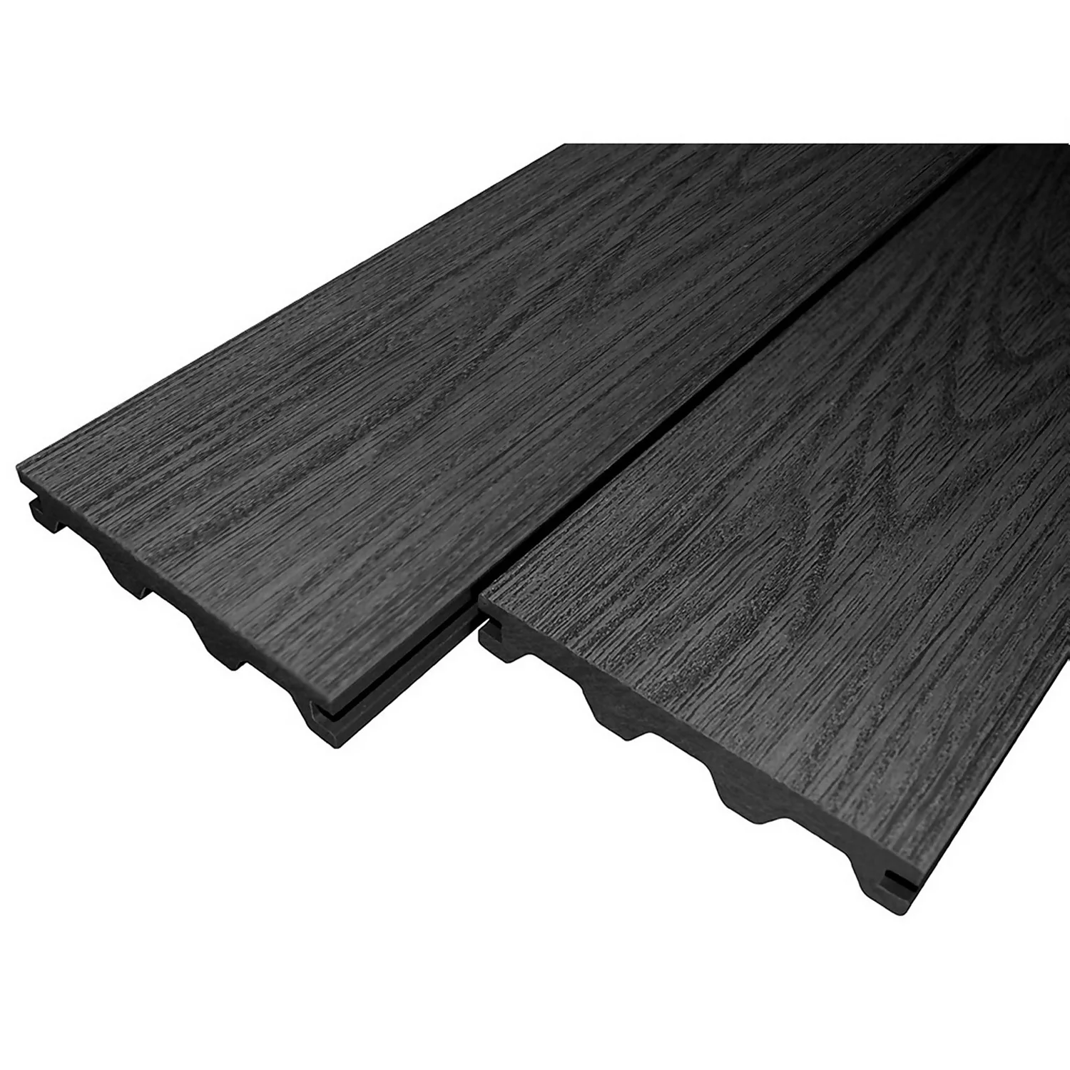 Victoria Composite Decking Woodgrain 40 Pack Ebony - 20.16 M2 1 Victoria Composite Decking Woodgrain 40 Pack Ebony - 20.16 M2