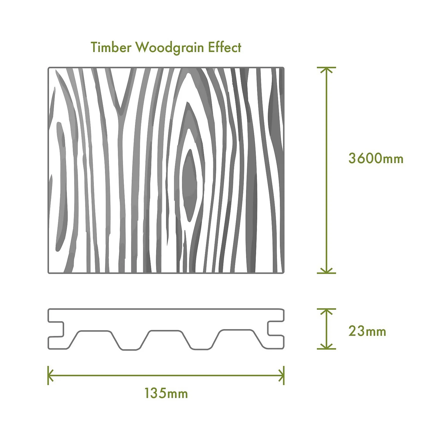 Victoria Composite Decking Woodgrain 30 Pack Redwood - 15.12 M2 3 Victoria Composite Decking Woodgrain 30 Pack Redwood - 15.12 M2 - Image 3