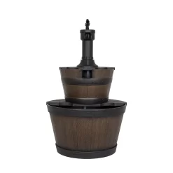Stylish Fountain Whiskey Barrels Garden Water Feature 19 Stylish Fountain Whiskey Barrels Garden Water Feature -Garden Tool Store 13944159 1945005845191088
