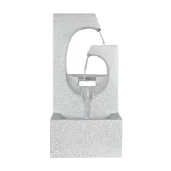 Stylish Fountain Ango Falls Garden Water Feature With LEDs