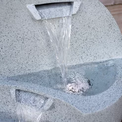 Stylish Fountain Kyoto Falls Garden Water Feature With LEDs 14 Stylish Fountain Kyoto Falls Garden Water Feature With LEDs -Garden Tool Store 13947170 1715005844996334