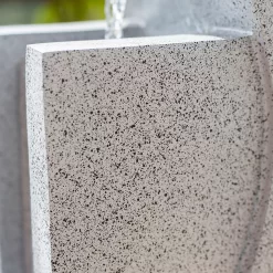 Stylish Fountain Kiso Column Garden Water Feature With LEDs -Garden Tool Store 13947172 2045005844963787