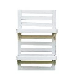 Homebase Indoor/Outdoor Wooden Plant Shelves