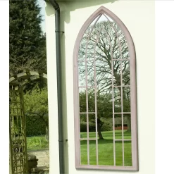 MirrorOutlet Somerley Sunflower Gothic Arch Large Garden Mirror - 150x61 Cm -Garden Tool Store 13950558 7214987173116409