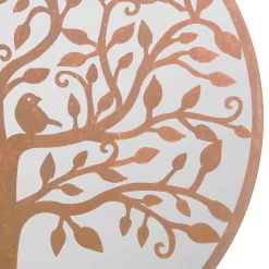 MirrorOutlet Bird Round Garden Mirror - 100cm -Garden Tool Store 13950584 6584987139948205