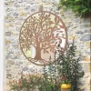 MirrorOutlet Stag Deer Round Garden Mirror - 100cm